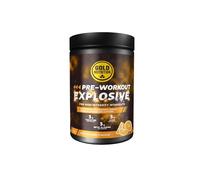 GoldNutrition, Pre-Workout Explosive, Bebída Energética en Polvo con Creatina, AAKG, Beta Alanina, Cafeína y Taurina, Ideal para Entrenamientos Cortos e Intensos, Sabor Naranja, 1 kg