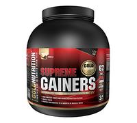 GoldNutrition Supreme Gainers Suplemento para Hipertrofia, Vainilla- 3000 gr