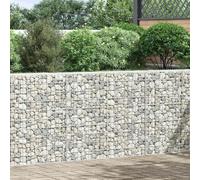 Goldonion Gavión cama elevada de acero galvanizado 150 x 20 x 100 cm | Macetero para jardín, borde de flores, relleno con piedras, malla 10 x 5 cm, hilo 3,5 mm