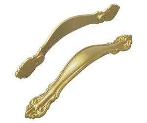 Goldonion Manija 2pcs Oro 143x19.2x20mm Aleación de Zinc | Acabado brillante, diseño ergonómico, montaje sencillo, kit incluido, uso versátil