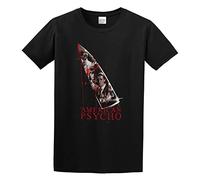 GOLDROAST American Psycho American Psycho - Bloody Knife - Camisetas unisex de manga corta 100% algodón, color negro, Negro, XXL