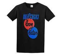 GOLDROAST Buzzcocks 'Love Bites' Unisex 100% Cotton Short-Sleeve T-Shirts Black M