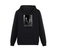 GOLDROAST Charlie Chaplin The Kid Hoody Unisex Ptinted Hoodies Long Sleeve Men's Hooded with Pocket Black XL