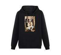 GOLDROAST Emerson Lake Palmer Hoody Unisex Ptinted Hoodies Long Sleeve Men's Hooded with Pocket Black XXL