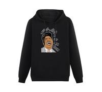 GOLDROAST Little Richard Tutti Frutti Rock Hoody Unisex Ptinted Hoodies Long Sleeve Men's Hooded with Pocket Black XXXL