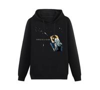 GOLDROAST Simply Red Hits Stars Flame CD Book Mick Hucknall Life Blue Sting Unisex Hoody with Pocket Black XXXL