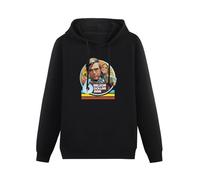 GOLDROAST Six Million Dollar Man Hoody Unisex Ptinted Hoodies Long Sleeve Men's Hooded with Pocket Black S