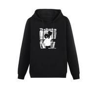 GOLDROAST Technics Turntables Teach Them Well Vinyl DJ Hoody Unisex Long Sleeve Hooded with Pocket Black L