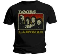 GOLDROAST The Doors LA Woman - Camiseta para hombre, Negro, XL