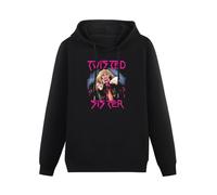 GOLDROAST Twisted Sister Stay Hungry Album DEE Snider Er Glam Rock Hoody Unisex Long Sleeve Hooded with Pocket Black L