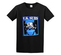 GOLDROAST UK Subs Another Kind of Blue Punk Retro - Camiseta de manga corta unisex 100% algodón, color negro, Negro, XL