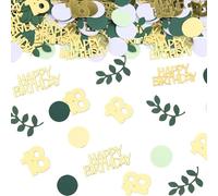 GoldRock Confeti para decoración de 18 cumpleaños, decoración de mesa para 18 cumpleaños, decoración para 18 cumpleaños, decoración para 18 cumpleaños