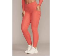 Gold's Gym Brooke - Women's Tights Red Talla: XS | Leggings Deportivos Outlet | Mujer | Rojo