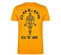 Golds Gym Muscle Joe, Camiseta Manga Corta Hombre, Dorado, S