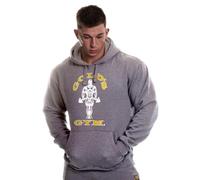 Gold's Gym Sudadera con Capucha Estampada para Hombre, Gris, XL