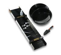 GoldSax Kit de 11 Piezas para Lavar Oro de Alto Rendimiento, Gran canalón Hunter 100, batea Oro, tamiz, Kit de Almacenamiento y Pala pequeña: Ideal para la producción.