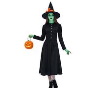 GOLDSTITCH Gabardina larga medieval gótica victoriana para mujer, disfraz de Halloween