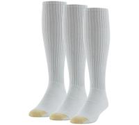 GOLDTOE Ultra Tec Performance - Calcetines deportivos para hombre, varios pares, Blanco (3 pares), X-Large