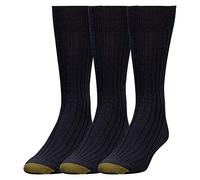 GOLDTOE Windsor Calcetines de lana para hombres (3 unidades) - negro -