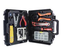 Goldtool Oro Tool 66407h Red Base Kit de instalación LAN con Tester Negro