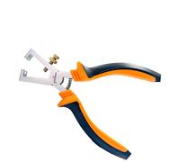 GOLDTOOLS - Pinza pelacables eléctrica aislada 170 mm, tornillo de ajuste, mango ergonómico de dos materiales (pelador de 0 a 5 mm)