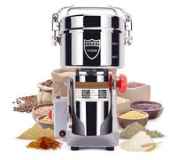 Goldtouch - Molinillo de grano de 1000 g, molinillo eléctrico de grano de acero inoxidable de 3000 W, máquina pulverizadora de alta velocidad para trigo seco, avena, maíz, pimienta y frijoles de café