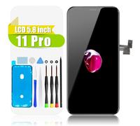 GOLDWANGWANG Pantalla LCD para iPhone 11 Pro Reemplazo Negro, 5,8 Pulgadas 3D Táctil Display y Digitalizador con Herramientas de Reparación, Sello Impermeable y Vidrio Templado