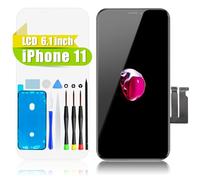GOLDWANGWANG Pantalla LCD para iPhone 11 Reemplazo Negro, 6,1 Pulgadas 3D Táctil Display y Digitalizador con Herramientas de Reparación, Sello Impermeable y Vidrio Templado