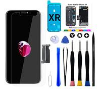 GOLDWANGWANG Pantalla LCD para iPhone XR Reemplazo Negro, 6,1 Pulgadas 3D Táctil Display y Digitalizador con Herramientas de Reparación, Adhesivo y Vidrio Templado