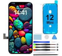GOLDWANGWANG Pantalla para iPhone 12 Mini, 5,4'' Full HD 3D Touch LCD Retina, Digitalizador de Repuesto con Herramientas de Reparación