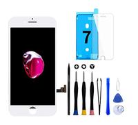 GOLDWANGWANG Pantalla para iPhone 7, 4,7" Táctil LCD de Repuesto Ensamblaje de Marco Digitalizador con Herramienta de Reparación y Protector de Pantalla (Blanco)