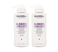 Goldwell DS Blondes & Highlights - Lote de 2 tratamientos (60 segundos, 500 ml)