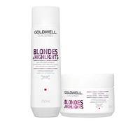 Goldwell Dualsenses Blonde & Highlights Anti-Yello Shampoo 250ml Treatment 200ml