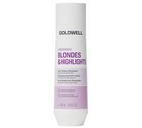 Goldwell Dualsenses Blondes & Highlights Champú 250 ml contra el amarillez | Champú antiamarillento con luminescina, neutraliza inmediatamente el tinte amarillo para un rubio radiante y fresco