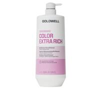 Goldwell Dualsenses Color Extra Rich Acondicionador 1000 ml para cabello | Acondicionador protector de color para cabello grueso, desenreda instantáneamente y resalta la luminosidad del color
