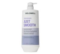 Goldwell Dualsenses Just Smooth Acondicionador 1000 ml Antiencrespamiento | Acondicionador de dominación con aceite de nuez kukui, desenredado instantáneo, nutritivo y antiestático