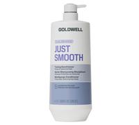 Goldwell Dualsenses Just Smooth Acondicionador 1000 ml Antiencrespamiento | Acondicionador de dominación con aceite de nuez kukui, desenredado instantáneo, nutritivo y antiestático