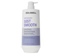 Goldwell Dualsenses Just Smooth - Champú alisador, 1 l | Controla el encrespamiento y la electricidad estática, Taming Smooth Complex, deja el cabello liso y disciplinado