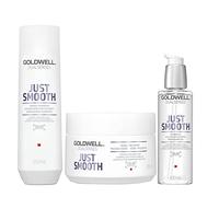 Goldwell Dualsenses Just Smooth Champú Anti-Frizz 250ml Mascara 200ml Aceite Anti-Frizz 100ml