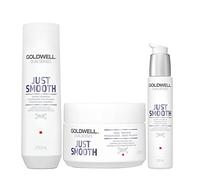 Goldwell Dualsenses Just Smooth Champú Anti-Frizz 250ml Mascara 200ml Suero 100ml