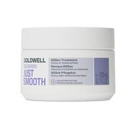 Goldwell Dualsenses Just Smooth Máscara alisadora 60 segundos 200 ml | Mascarilla alisadora en 60 segundos, fórmula nutritiva antiencrespamiento Taming Smooth Complex, para cabello rebelde