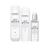 Goldwell Dualsenses Just Smooth Taming Shampoo 250ml Conditioner 200ml Oil 100ml