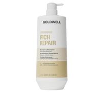 Goldwell Dualsenses Rich Repair - Champú reestructurante, 1 litro | Fórmula reestructurante, IntraLipid Technology repara desde el interior, para cabello grueso, seco o dañado