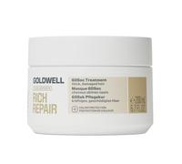 Goldwell Dualsenses Rich Repair Mascarilla 60 Sec 200 ml para cabello seco | IntraLipid Technology - Mascarilla intensiva en 60 segundos, repara desde el interior, para cabello seco o dañado