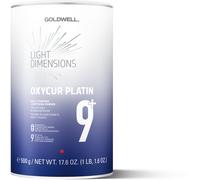 Goldwell light dimension oxycur platin 9+ 500g, polvo decolorante prof