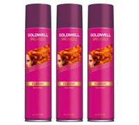Goldwell Sprühgold Set de laca para el pelo Classic Medium (3 x 400 ml)