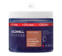 Goldwell StyleSign Texture Lagoom Jam Styling Gel 6er Set 6 x 200 ml
