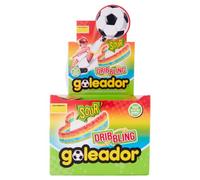 Goleador Dribbling Rainbow, caramelos de goma con sabor a frutas surtidas de 10g (Paquete de 144)