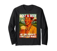 Golf and Beer, My Two Favorite Four Letter Words Manga Larga