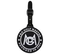 Golf Bag Name Tag and Luggage Label - Personalized ID Holder for Golfers | Durable PVC Glue and PU Leather Construction for Long-Lasting Use, Convenient 3.15-Inch Diameter Size for Clear Identificatio